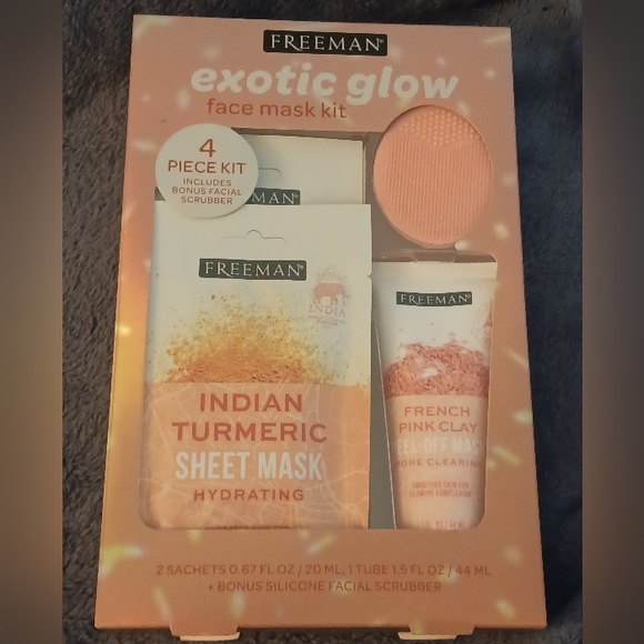 NEW! FREEMAN INDIAN TUMERIC MASK SET - Picture 1 of 6